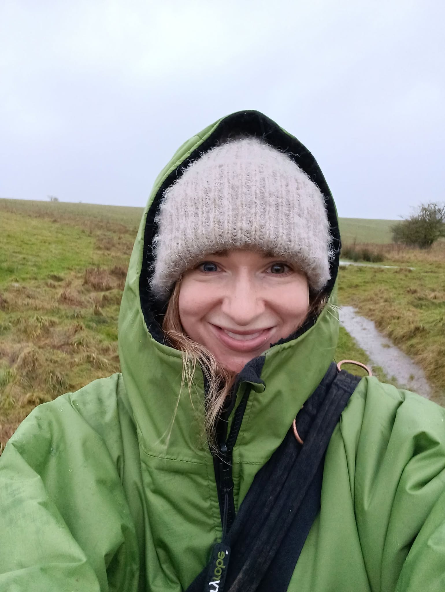 Stephanie out dog walking